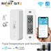 Revolutionize Your Home Monitoring with the Smart WiFi Temperature & Humidity Sensor - Effortless Zigbee Security for Alexa & Google Home