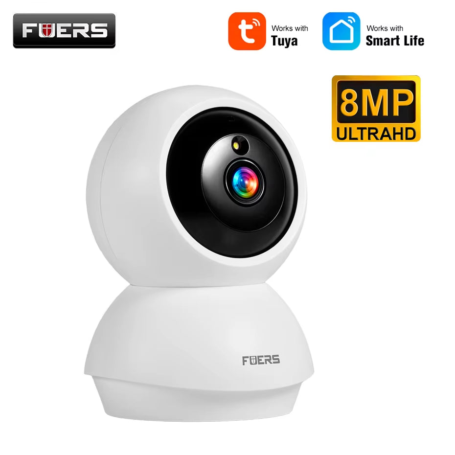 5MP WiFi Indoor Security Camera with Smart Automatic Tracking - Perfect Baby Monitor for Your Smart Home