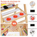 Tableau d'Art 3-en-1 Réglable pour Enfants - Stimulez la Créativité avec un Chevalet Pratique et Coloré pour les Petits Artistes