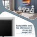 Elevate Your Home with Our Stylish 3-Piece Adjustable TV Stand for TVs Up to 49" - Versatile Design in Black, White, Coffee, or Grey