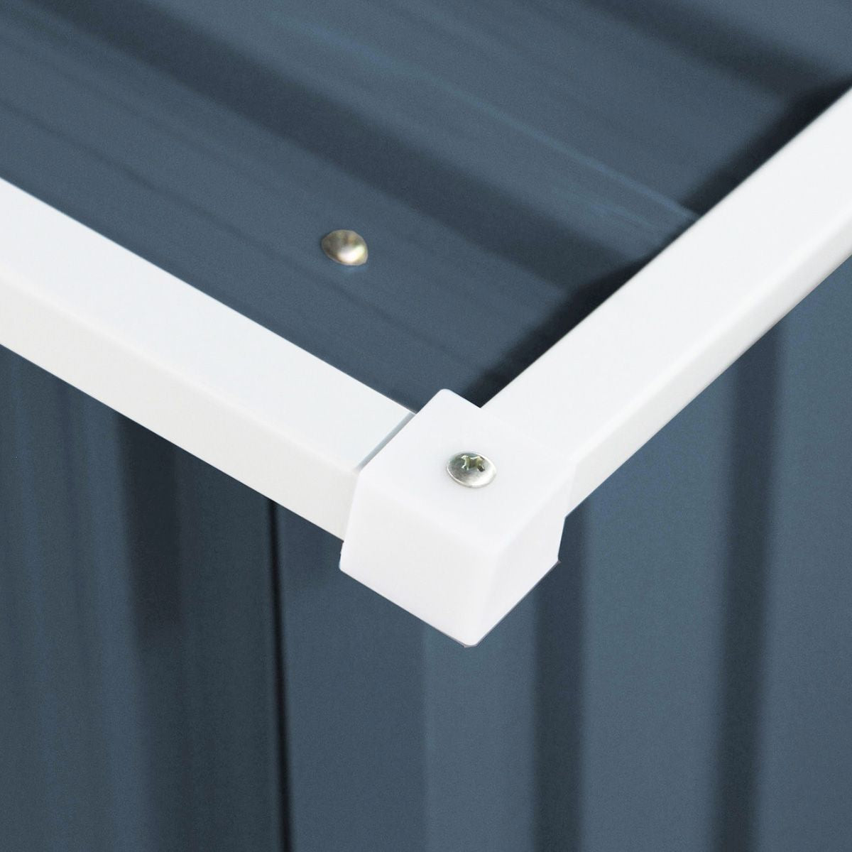 Transformez votre jardin avec notre abri en tôle galvanisée gris ! Parfait pour le rangement de vos outils avec double porte et aérations.
