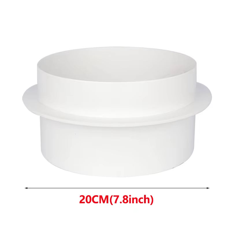 Premium Draft Blocker Ventilation Check Valve - Inline Ducting Damper Shutter for Kitchen & Home Air Control