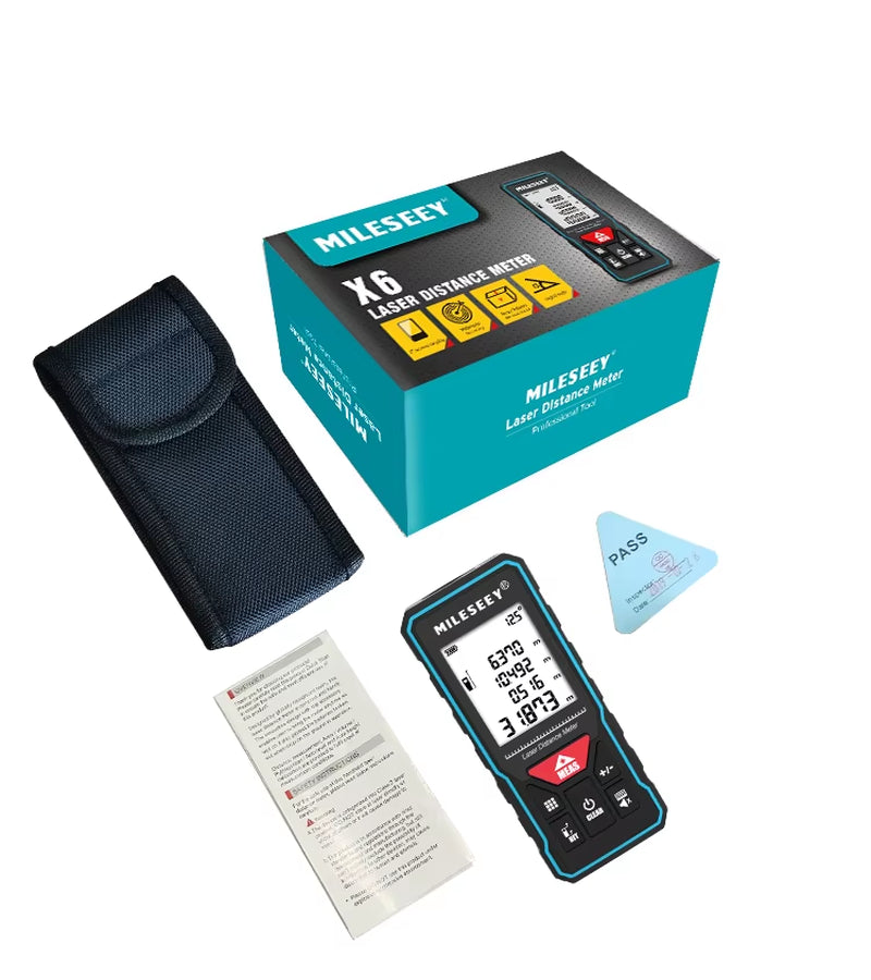 X6 Mini Handheld Laser Distance Measure with Angle - Your Ultimate Tool for Home Design and DIY Projects