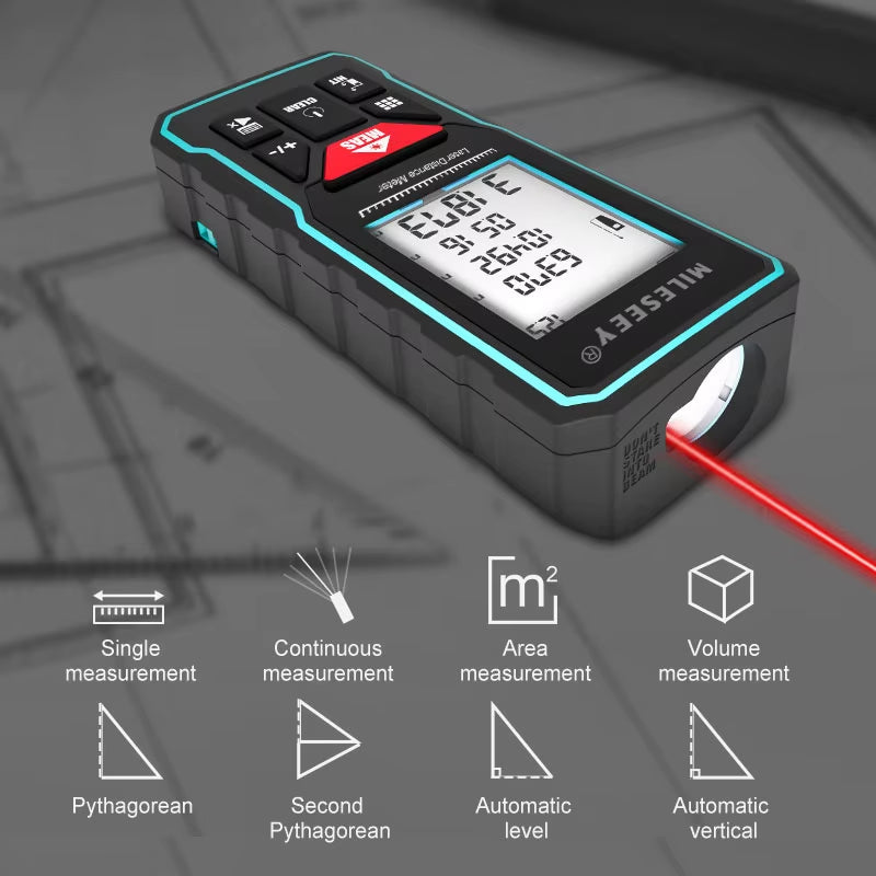 X6 Mini Handheld Laser Distance Measure with Angle - Your Ultimate Tool for Home Design and DIY Projects