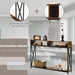 Chic Console Table for a Stylish Entryway - Elevate Your Home Decor with Industrial Elegance!