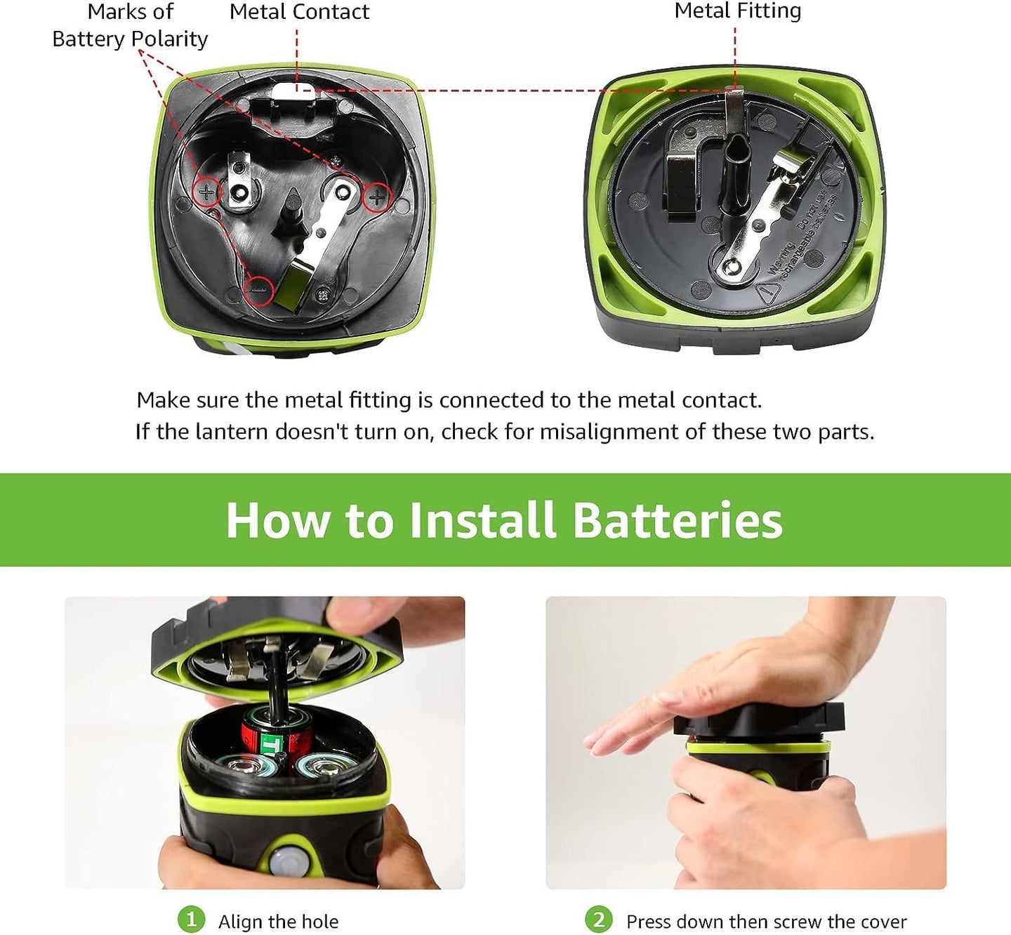 Illuminate Your Adventures with the LE 1000LM Battery Powered LED Camping Lantern - Waterproof & Versatile Light for Camping, Emergencies, and Outdoor Fun