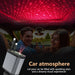 Transform Your Drive: 4-In-1 66W Retractable Car Charger with Star Projector Night Light & LED Ceiling Lights - Perfect for iPhone & Samsung!