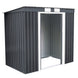 Transformez votre jardin avec notre abri en tôle galvanisée gris ! Parfait pour le rangement de vos outils avec double porte et aérations.