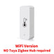 Revolutionize Your Home Monitoring with the Smart WiFi Temperature & Humidity Sensor - Effortless Zigbee Security for Alexa & Google Home