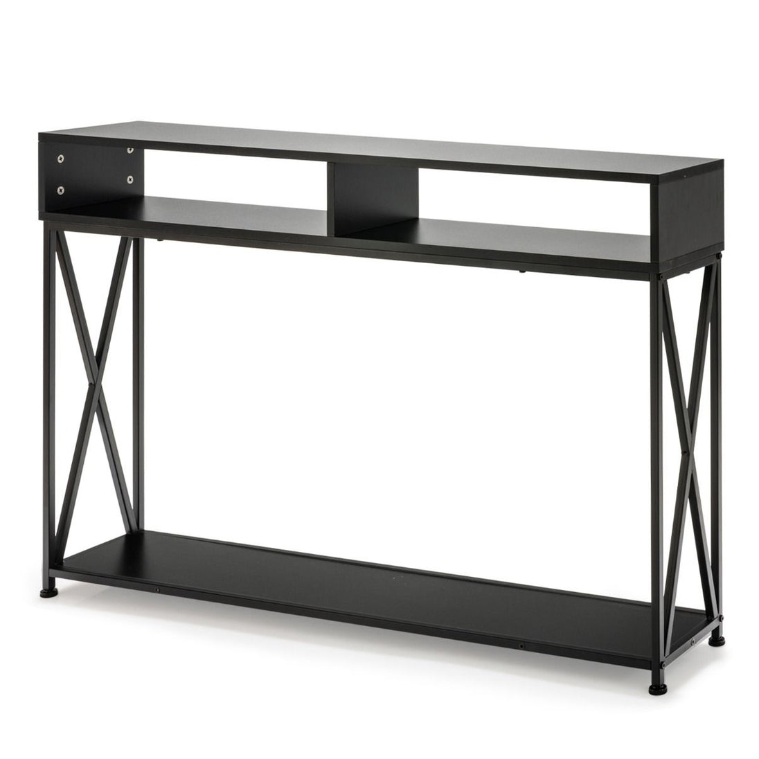 Chic Console Table for a Stylish Entryway - Elevate Your Home Decor with Industrial Elegance!