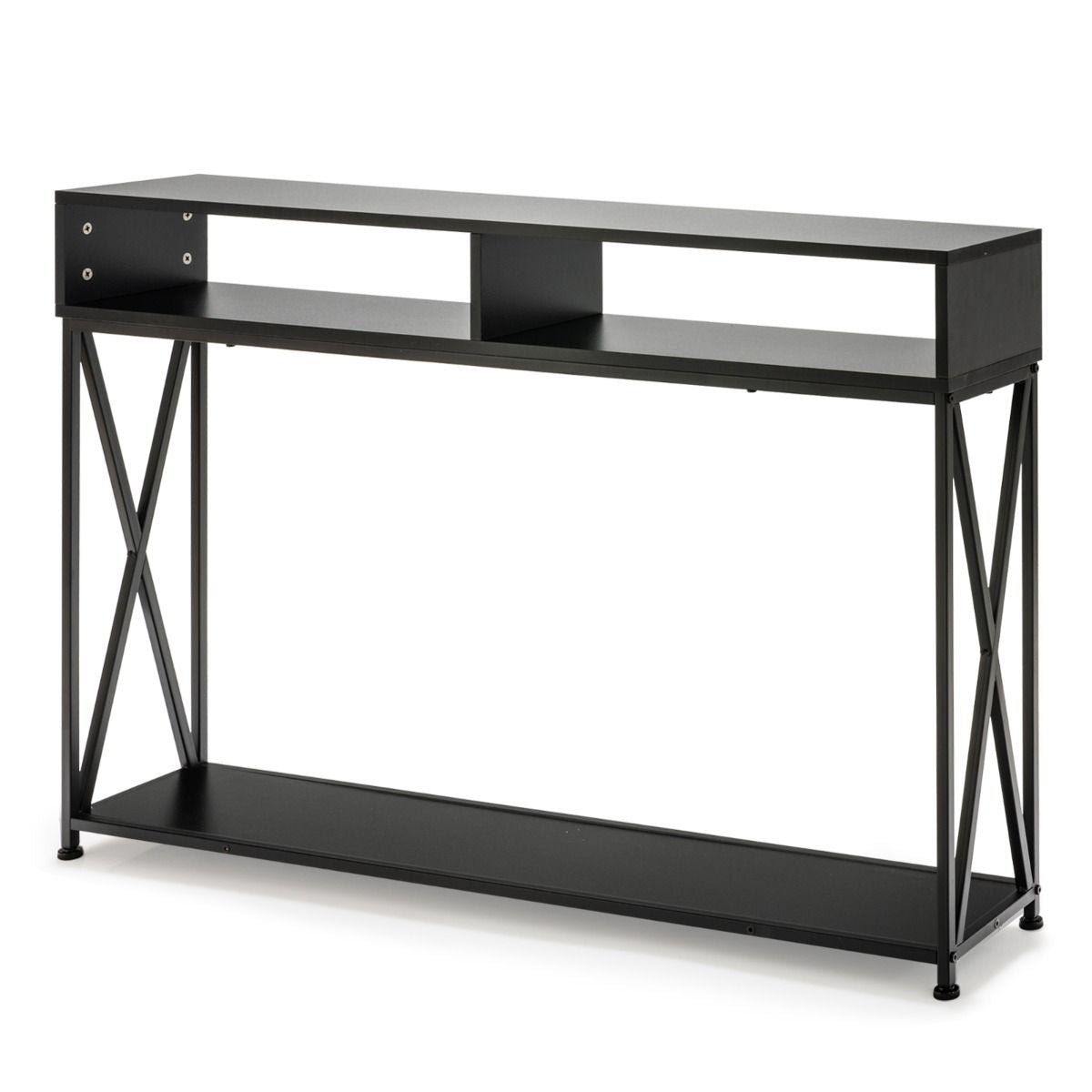 Chic Console Table for a Stylish Entryway - Elevate Your Home Decor with Industrial Elegance!