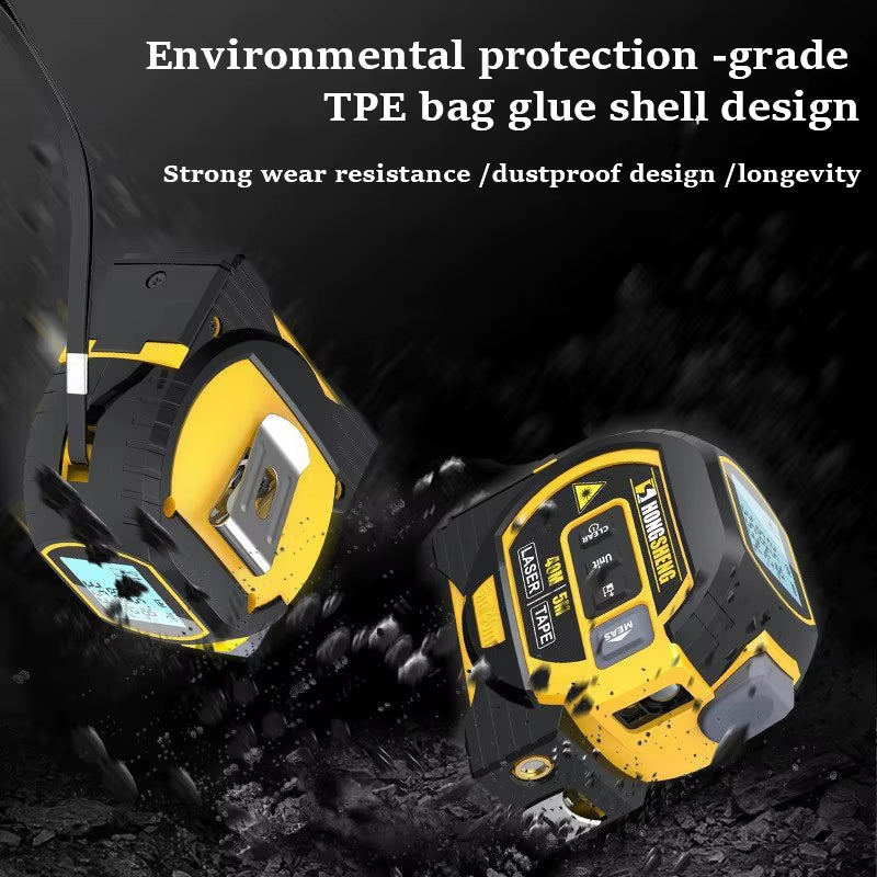 Revolutionize Your Measurements with the 3-in-1 Laser Tape Measure: High-Precision, Intelligent, and Versatile for All Your Building Needs!