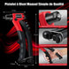 Riveteuse Manuelle Professionnelle avec 200 Rivets et Outils Interchangeables - Pratique et Portable avec Mallette de Transport!