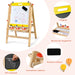 Tableau d'Art 3-en-1 Réglable pour Enfants - Stimulez la Créativité avec un Chevalet Pratique et Coloré pour les Petits Artistes