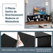 Elevate Your Home with Our Stylish 3-Piece Adjustable TV Stand for TVs Up to 49" - Versatile Design in Black, White, Coffee, or Grey