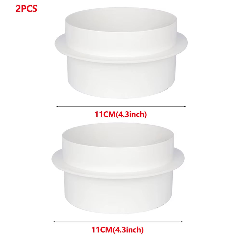 Premium Draft Blocker Ventilation Check Valve - Inline Ducting Damper Shutter for Kitchen & Home Air Control