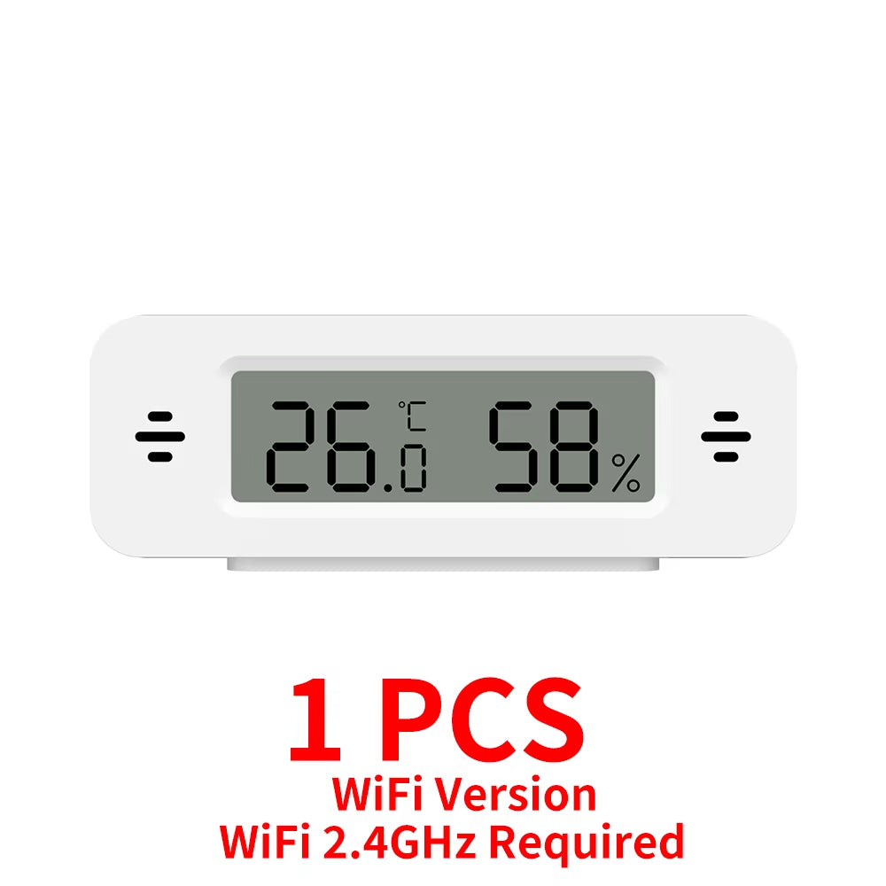 Revolutionize Your Home Monitoring with the Smart WiFi Temperature & Humidity Sensor - Effortless Zigbee Security for Alexa & Google Home