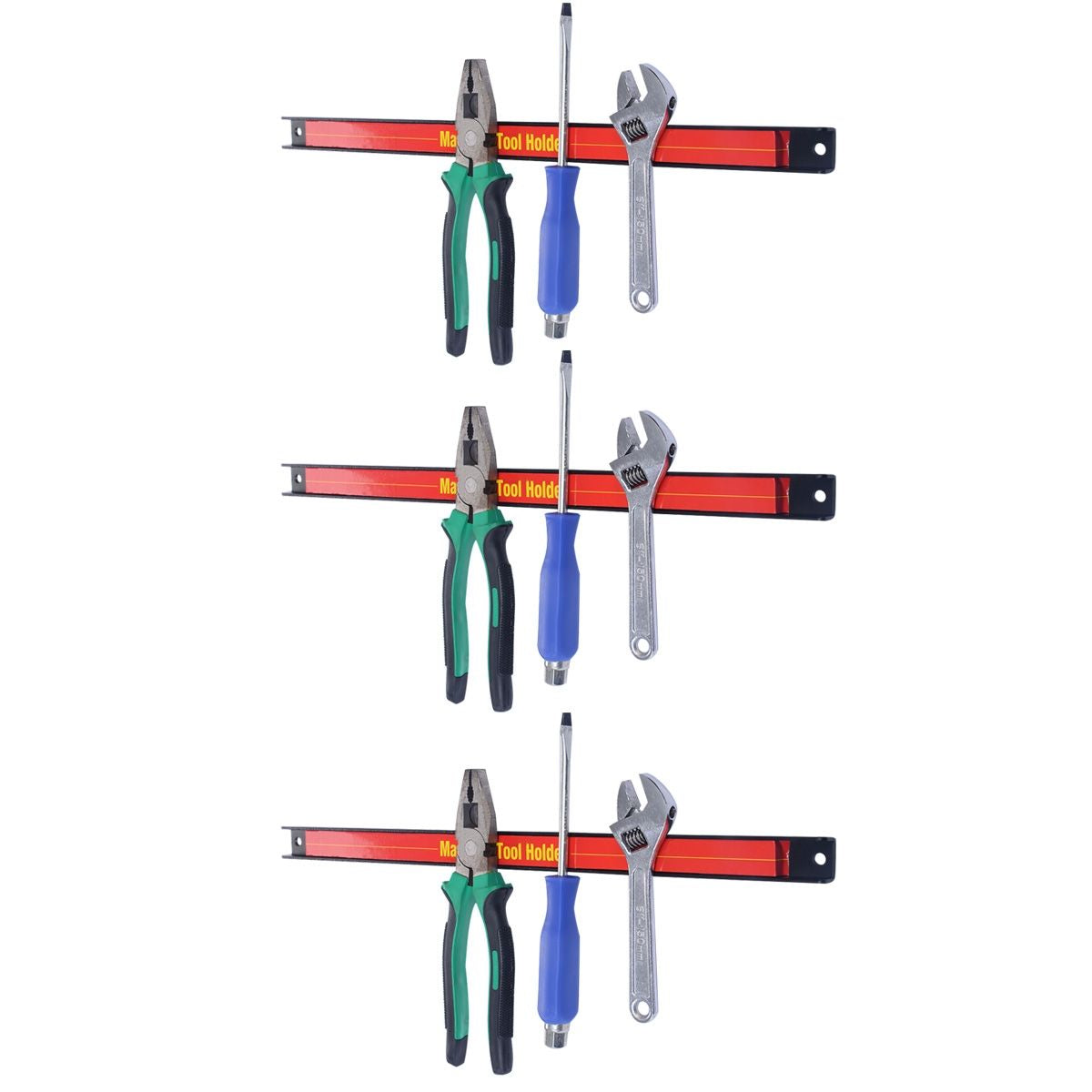 Transform Your Garage with Our Versatile Magnetic Tool Holder - Available in 8", 12", 18", and 60cm Lengths for Ultimate Organization!