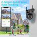 4K Ultra HD 8MP WiFi PTZ Outdoor Camera with Dual Lens & AI Auto Tracking - Advanced IP CCTV Surveillance with Audio & Video
