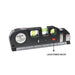 Achieve Precision with the 8Ft/25M Laser Level - Dual Horizontal & Vertical Measurement Tool for Perfect Alignments