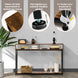 Chic Console Table for a Stylish Entryway - Elevate Your Home Decor with Industrial Elegance!