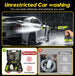 Power Up Your Cleaning with the SEESE Cordless Pressure Washer & Charger Base - Perfect for Cars, Homes, and Gardens!