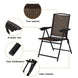 Elevate Your Outdoor Gatherings with Our Stylish Set of 4 Adjustable Folding Chairs!