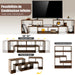 Elevate Your Home with Our Stylish 3-Piece Adjustable TV Stand for TVs Up to 49" - Versatile Design in Black, White, Coffee, or Grey