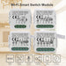 Transform Your Home with the Smart WiFi Light Switch Module - Effortless 2-Way Control, Remote Access via App, and Compatibility with Alexa & Google Home