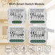 Transform Your Home with the Smart WiFi Light Switch Module - Effortless 2-Way Control, Remote Access via App, and Compatibility with Alexa & Google Home