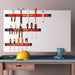 Transform Your Garage with Our Versatile Magnetic Tool Holder - Available in 8", 12", 18", and 60cm Lengths for Ultimate Organization!