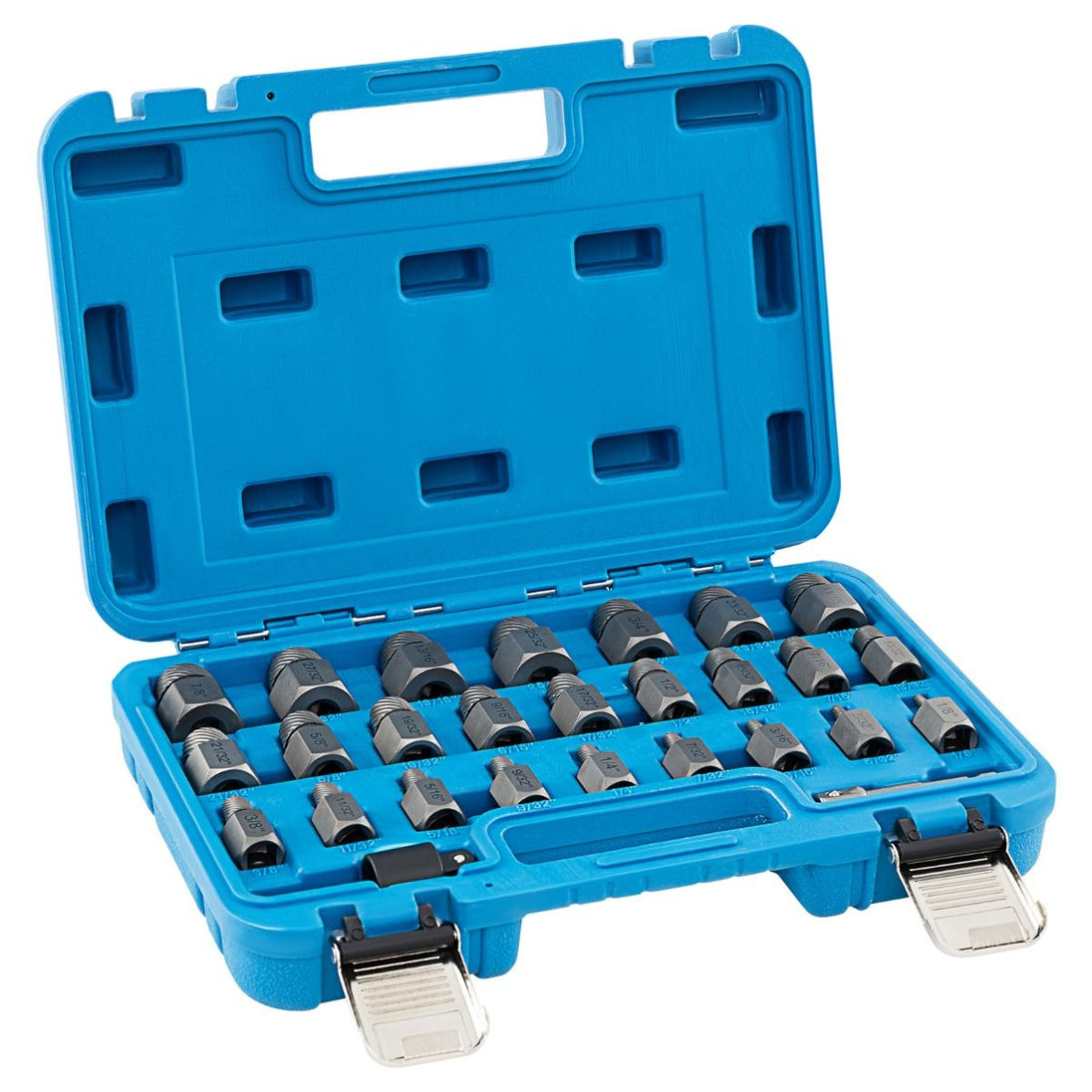 Débloquez vos projets avec notre Kit de 27 PCS Extracteurs de Vis et Boulons en Bleu/Orange - L'outil indispensable pour tous vos travaux de bricolage ! 💪🔧