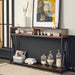 Chic Console Table for a Stylish Entryway - Elevate Your Home Decor with Industrial Elegance!