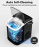 COWSAR Nugget Ice Maker - Enjoy Chewable Pebble Ice Anywhere with This Compact and Efficient Countertop Machine!