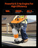 Unleash Your Construction Potential with the Powerful 6.5 HP Pilon Vibrant 196 cm³ - Ideal for Soil and Gravel Compaction!