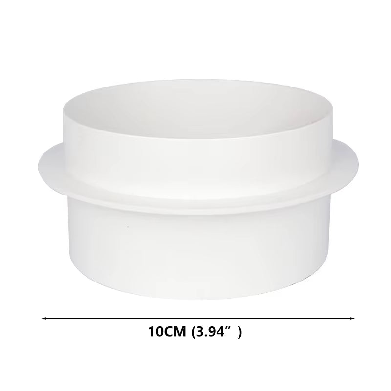 Premium Draft Blocker Ventilation Check Valve - Inline Ducting Damper Shutter for Kitchen & Home Air Control