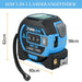 Revolutionize Your Measurements with the 3-in-1 Laser Tape Measure: High-Precision, Intelligent, and Versatile for All Your Building Needs!