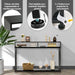 Chic Console Table for a Stylish Entryway - Elevate Your Home Decor with Industrial Elegance!