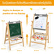 Tableau d'Art 3-en-1 Réglable pour Enfants - Stimulez la Créativité avec un Chevalet Pratique et Coloré pour les Petits Artistes