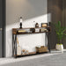 Chic Console Table for a Stylish Entryway - Elevate Your Home Decor with Industrial Elegance!
