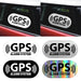 16x8 cm Waterproof Multicolor GPS Tracking Alarm Sticker - Reflective Warning Decal for Your Car
