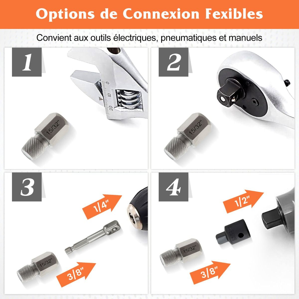 Débloquez vos projets avec notre Kit de 27 PCS Extracteurs de Vis et Boulons en Bleu/Orange - L'outil indispensable pour tous vos travaux de bricolage ! 💪🔧