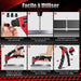 Riveteuse Manuelle Professionnelle avec 200 Rivets et Outils Interchangeables - Pratique et Portable avec Mallette de Transport!