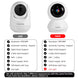 5MP WiFi Indoor Security Camera with Smart Automatic Tracking - Perfect Baby Monitor for Your Smart Home