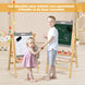 Tableau d'Art 3-en-1 Réglable pour Enfants - Stimulez la Créativité avec un Chevalet Pratique et Coloré pour les Petits Artistes