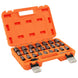 Débloquez vos projets avec notre Kit de 27 PCS Extracteurs de Vis et Boulons en Bleu/Orange - L'outil indispensable pour tous vos travaux de bricolage ! 💪🔧
