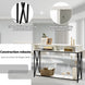 Chic Console Table for a Stylish Entryway - Elevate Your Home Decor with Industrial Elegance!
