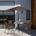 Elevate Your Outdoor Gatherings with Our Stylish Set of 4 Adjustable Folding Chairs!