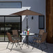Elevate Your Outdoor Gatherings with Our Stylish Set of 4 Adjustable Folding Chairs!
