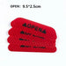 Enhance Your Ride with 4PCS Reflective Warning Stickers for Car Eyebrows – Stylish and Safe Diamond Wheel Design!